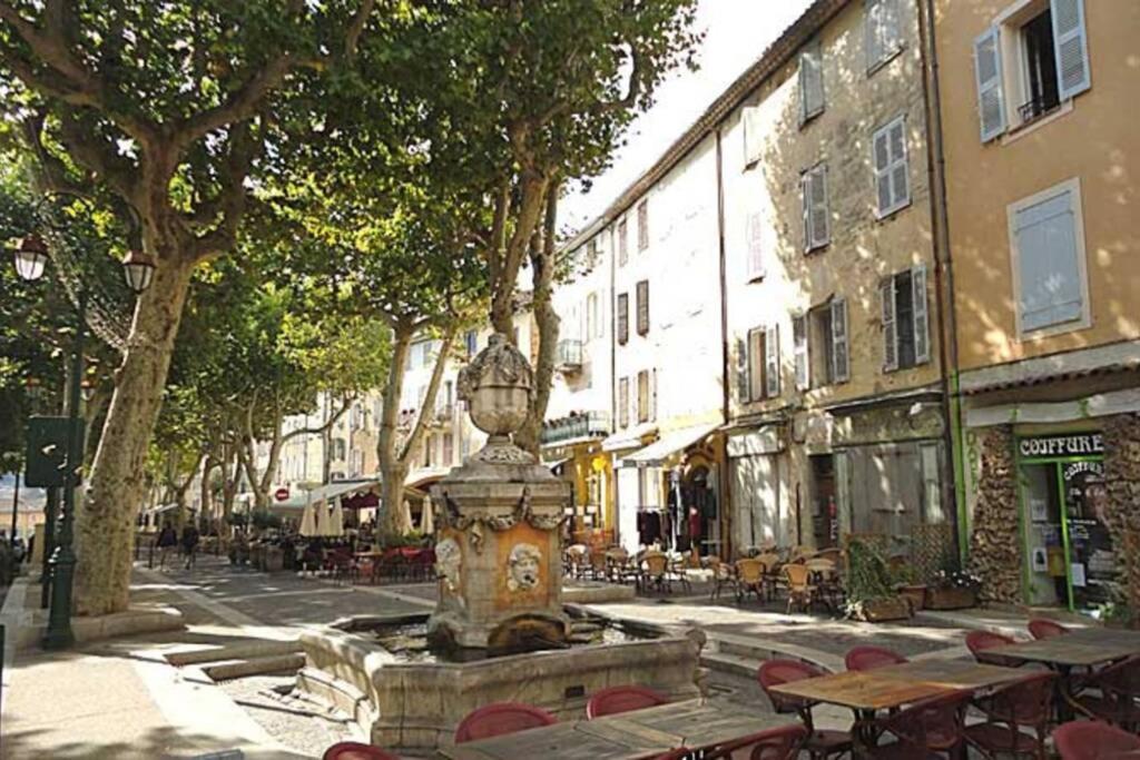 Gîte provençal indépendant avec piscine chauffée : LE SUY BIEN Flayosc Exterior foto